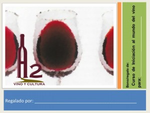Bono regalo curso Inicación al mundo del vino